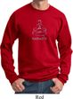 Mens Yoga Sweatshirt Namaste Lotus Pose Sweat Shirt