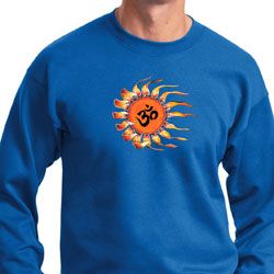 Mens Yoga Sweatshirt Ohm Sun Sweat Shirt