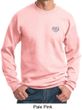 Mens Yoga Sweatshirt OM Heart Pocket Print Sweat Shirt
