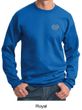 Mens Yoga Sweatshirt OM Heart Pocket Print Sweat Shirt