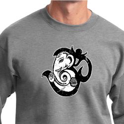 Mens Yoga Sweatshirt Om Mashup Sweat Shirt