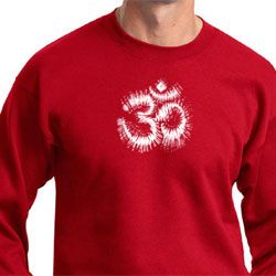 Mens Yoga Sweatshirt OM Tie Dye Sweat Shirt