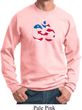 Mens Yoga Sweatshirt Patriotic Om Sweat Shirt