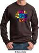 Mens Yoga Sweatshirt Pop Art Om Sweat Shirt