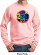 Mens Yoga Sweatshirt Pop Art Om Sweat Shirt