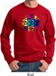 Mens Yoga Sweatshirt Pop Art Om Sweat Shirt