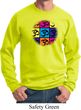 Mens Yoga Sweatshirt Pop Art Om Sweat Shirt