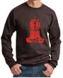 Mens Yoga Sweatshirt Red Tara Sweat Shirt
