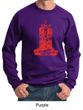 Mens Yoga Sweatshirt Red Tara Sweat Shirt