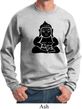 Mens Yoga Sweatshirt Shadow Buddha Sweat Shirt