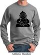 Mens Yoga Sweatshirt Shadow Buddha Sweat Shirt