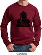 Mens Yoga Sweatshirt Shadow Buddha Sweat Shirt