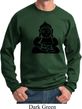 Mens Yoga Sweatshirt Shadow Buddha Sweat Shirt