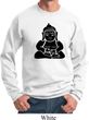 Mens Yoga Sweatshirt Shadow Buddha Sweat Shirt