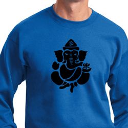 Mens Yoga Sweatshirt Shadow Ganesha Sweat Shirt