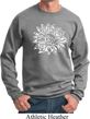Mens Yoga Sweatshirt Sketch Lotus Sweat Shirt