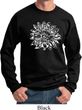 Mens Yoga Sweatshirt Sketch Lotus Sweat Shirt