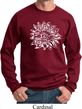 Mens Yoga Sweatshirt Sketch Lotus Sweat Shirt