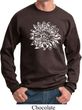 Mens Yoga Sweatshirt Sketch Lotus Sweat Shirt