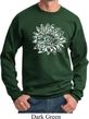 Mens Yoga Sweatshirt Sketch Lotus Sweat Shirt