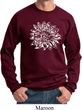Mens Yoga Sweatshirt Sketch Lotus Sweat Shirt