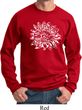 Mens Yoga Sweatshirt Sketch Lotus Sweat Shirt
