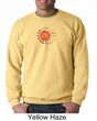 Mens Yoga Sweatshirt Sleeping Sun Meditation Adult Sweat Shirt