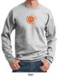 Mens Yoga Sweatshirt Sleeping Sun Meditation Adult Sweat Shirt