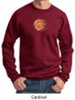 Mens Yoga Sweatshirt Sleeping Sun Meditation Adult Sweat Shirt