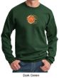 Mens Yoga Sweatshirt Sleeping Sun Meditation Adult Sweat Shirt