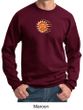 Mens Yoga Sweatshirt Sleeping Sun Meditation Adult Sweat Shirt