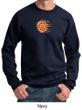 Mens Yoga Sweatshirt Sleeping Sun Meditation Adult Sweat Shirt