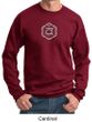 Mens Yoga Sweatshirt Swadhisthana Chakra Symbol Adult Sweat Shirt