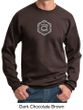 Mens Yoga Sweatshirt Swadhisthana Chakra Symbol Adult Sweat Shirt