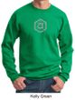 Mens Yoga Sweatshirt Swadhisthana Chakra Symbol Adult Sweat Shirt