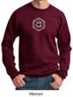 Mens Yoga Sweatshirt Swadhisthana Chakra Symbol Adult Sweat Shirt