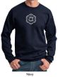 Mens Yoga Sweatshirt Swadhisthana Chakra Symbol Adult Sweat Shirt