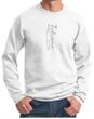 Mens Yoga Sweatshirt Tadasana Mountain Pose Sweat Shirt