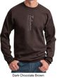 Mens Yoga Sweatshirt Tadasana Mountain Pose Sweat Shirt