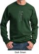 Mens Yoga Sweatshirt Tadasana Mountain Pose Sweat Shirt