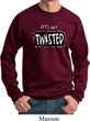 Mens Yoga Sweatshirt Twisted Sweat Shirt