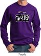 Mens Yoga Sweatshirt Twisted Sweat Shirt