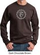 Mens Yoga Sweatshirt Vishuddha Chakra Meditation Sweatshirt