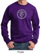 Mens Yoga Sweatshirt Vishuddha Chakra Meditation Sweatshirt
