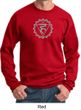 Mens Yoga Sweatshirt Vishuddha Chakra Meditation Sweatshirt