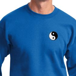 Mens Yoga Sweatshirt Yin Yang Patch Pocket Print Sweat Shirt Mens Yoga Sweatshirt Yin Yang Patch Pocket Print Sweat Shirt