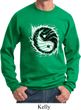 Mens Yoga Sweatshirt Yin Yang Sun Sweat Shirt