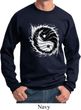 Mens Yoga Sweatshirt Yin Yang Sun Sweat Shirt