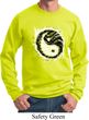 Mens Yoga Sweatshirt Yin Yang Sun Sweat Shirt