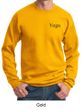 Mens Yoga Sweatshirt Yoga Logo Pocket Print Adult Sweat Shirt